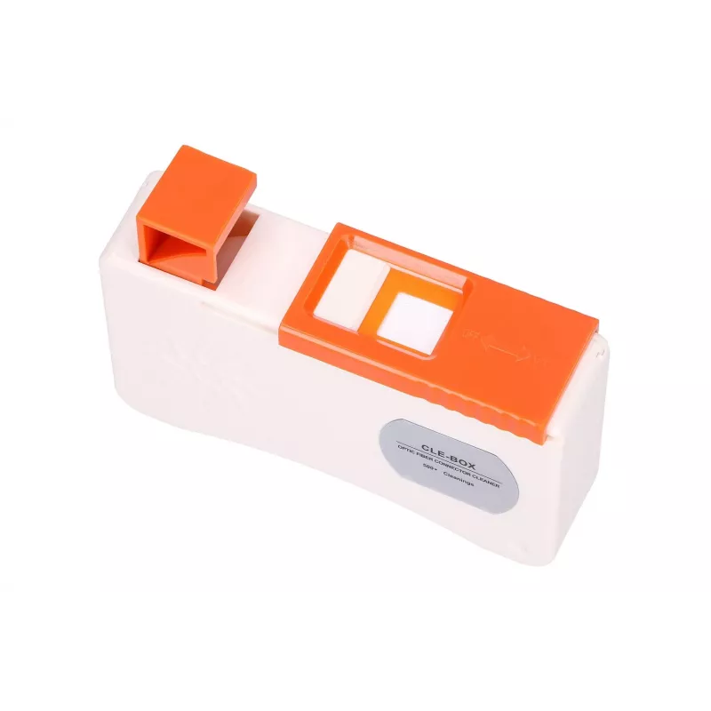 Cassete de limpeza CLE-BOX Extralink para conectores de fibra ótica, fita de microfibra de alta qualidade