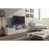 Suporte de TV para cama EVORA 200 branco/branco brilhante