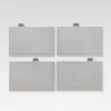 Maestro MR-1412-GREY conjunto de facas com bloco e conjunto de tábuas de corte, cinzento