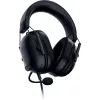 Headset gaming com fios Razer BlackShark V2 X — binural, 3,5 mm, 32 Ω, 12–28000 Hz, microfone de haste -42 dB, 270 g