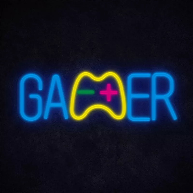Manta SNL62MT GAMER luz de néon LED, USB, 5 W, multicolor