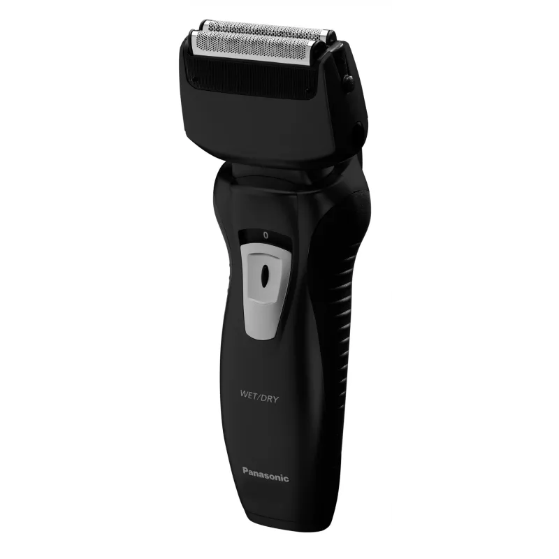Máquina de barbear com lâminas Panasonic ES-RW31 — máquina de barbear com 2 lâminas e bateria, molhado e seco, preto, 30 min de autonomia