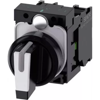 Siemens 3SU1100-2BM60-1NA0 atuador elétrico preto, metálico