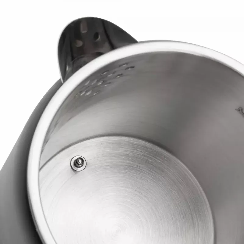 Jata JEHA1575 chaleira elétrica, 1,7 l, 1500 W, 5 definições de temperatura, preto/aço inoxidável