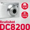 Agfa Photo DC8200 prateado + bolsa + cartão SD 16 GB