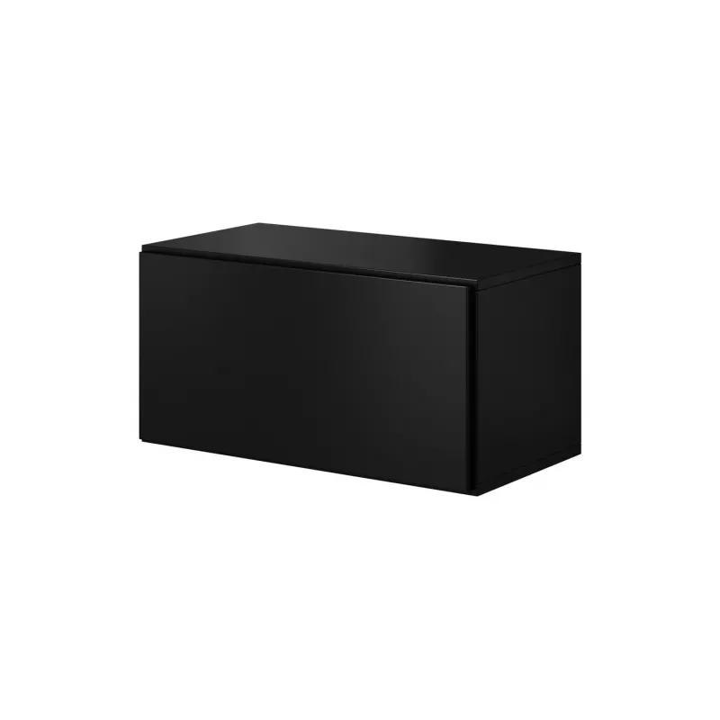 Conjunto de móveis de sala Cama ROCO 19 (4xRO3 + 4xRO6) preto/preto/preto