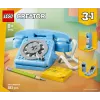 Brinquedo de construção LEGO Creator 3-in-1 31174 conjunto Telefone Retro, 383 peças, 8+ anos, 70×110×150 mm