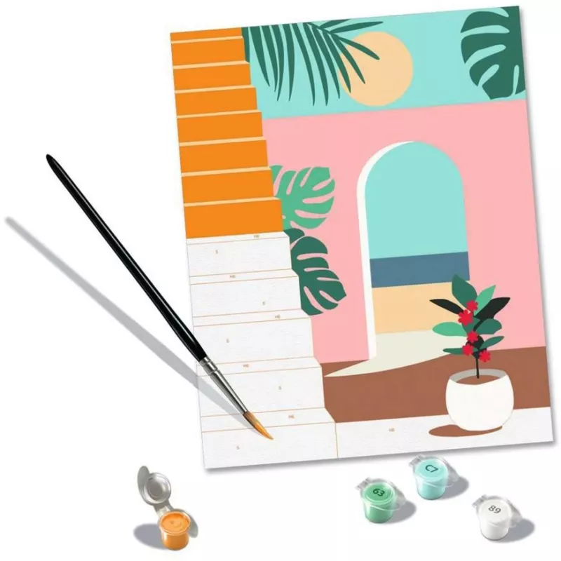 Conjunto de pintura Ravensburger CreArt Holiday Mode – conjunto criativo para pintar (modelo 25524)