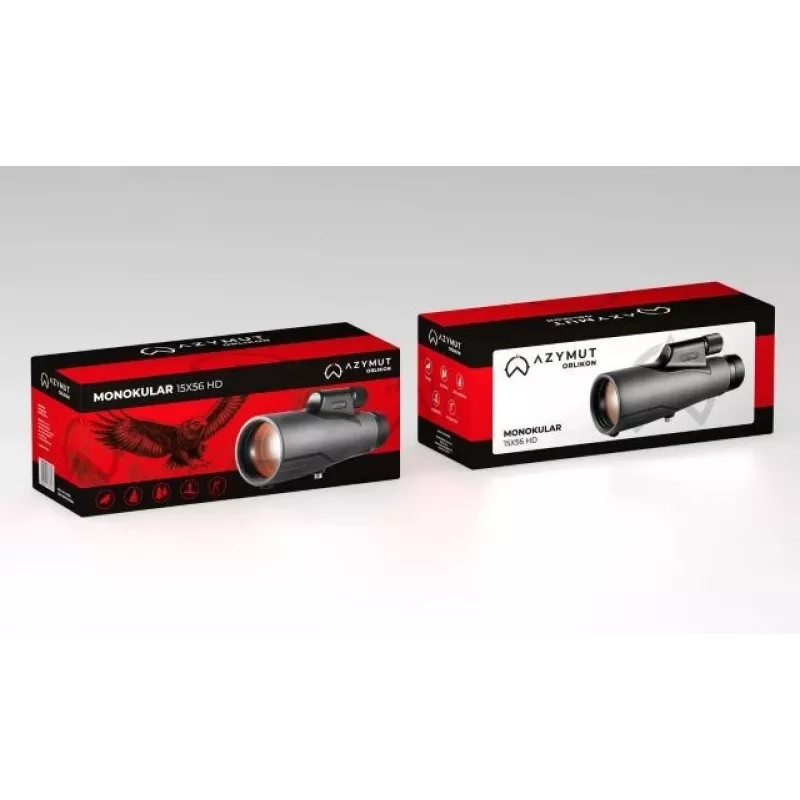 Monóculo AZYMUT 15x56 HD Orlikon — Ampliação 15x, objetiva 56 mm