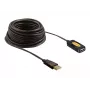 Cabo USB DeLOCK 82446 USB 2.0 10m preto