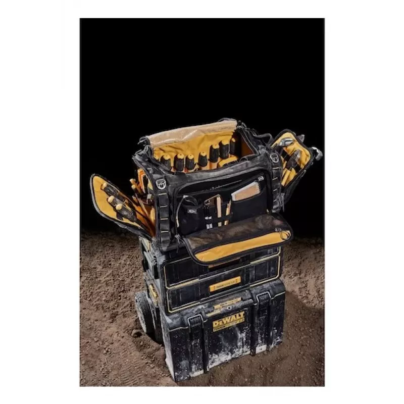 Mala de armazenamento de ferramentas DeWALT DWST83522-1 preto, amarelo em lona
