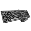 A4Tech KM-72620D - conjunto teclado e rato - USB - US - preto