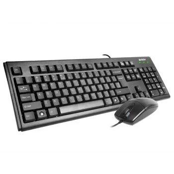 A4Tech KM-72620D - conjunto teclado e rato - USB - US - preto