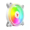 SAVIO FAN-01 WHITE pack de 4 ventoinhas ARGB 120mm incluindo controlador e comando