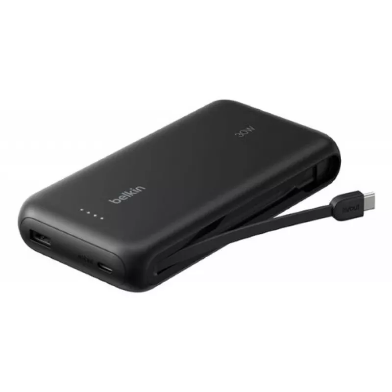 Powerbank portátil Belkin GAMING POWERBANK 20000mAh com cabo USB-C integrado 30W