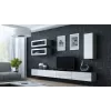 Armário Cama VIGO 90 fechado 90/35/32 cinzento/branco brilhante
