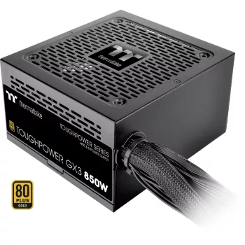 Thermaltake ToughPower GX3 - Fonte de Alimentação (interna) - ATX12V 3.0 - EPS12V - 80 PLUS Gold - AC 100-240 V - 850 Watt - Preto (PS-TPD-0850NNFAGE-3)
