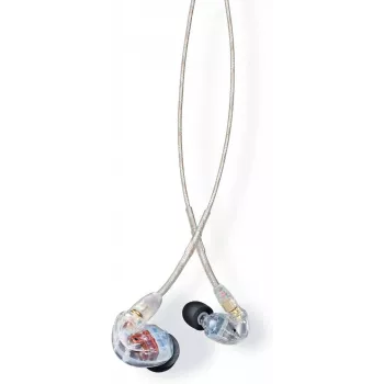 Shure SE535 headset com fios in-ear palco/estúdio transparente