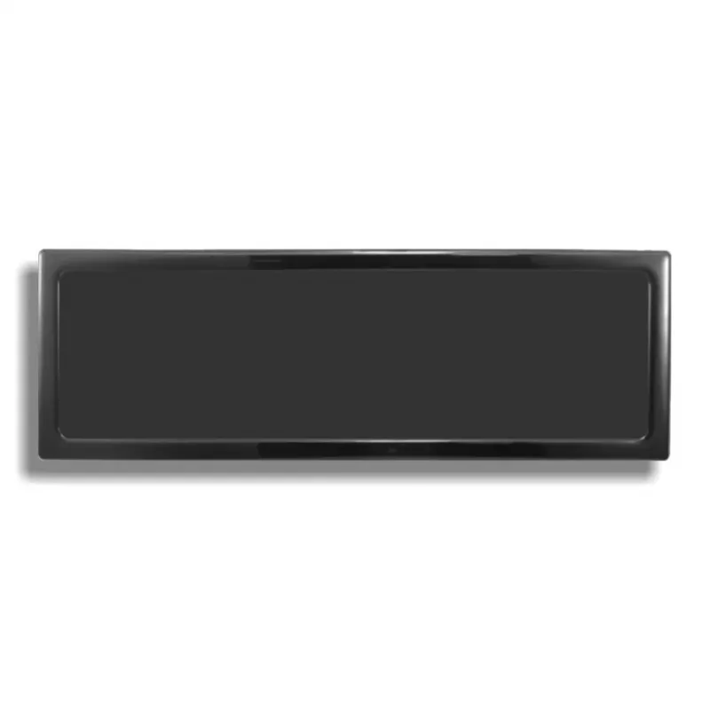 Filtro de poeira DEMCiflex Triple 120mm O/D para aberturas de ventilação de computador, preto, 120×360 mm