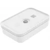 Recipiente para almoço ZWILLING FRESH & SAVE 1 l, plástico com vedação de silicone, cinzento/branco
