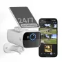 Safemo SC1 SolarCam, vídeo 4K UHD, zoom 8×, visão 132°, visão noturna, Wi-Fi 2,4 GHz, solar 1,5 W, branco