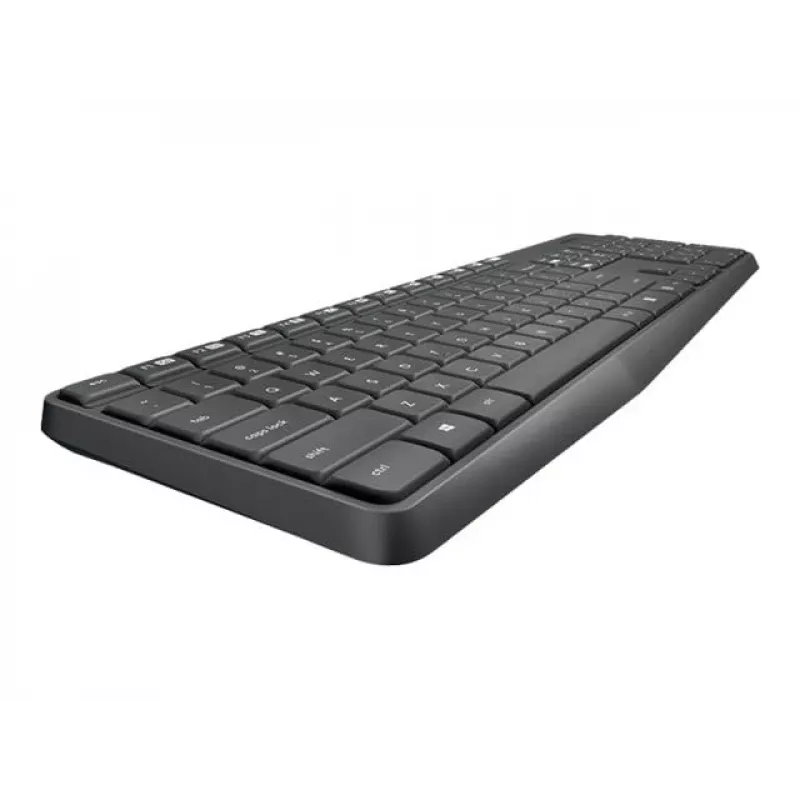 Teclado Logitech MK235 Wireless KBD+rato cinzento CZ