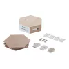 Iluminação de ambiente Nanoleaf Elements Aspeto madeira Hexágono Pacote de expansão de 3