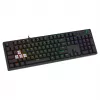 SAVIO STYX Brown teclado mecânico gaming, Outemu Brown, Hot-Swap, RGB, disposição US, tamanho completo, USB, preto