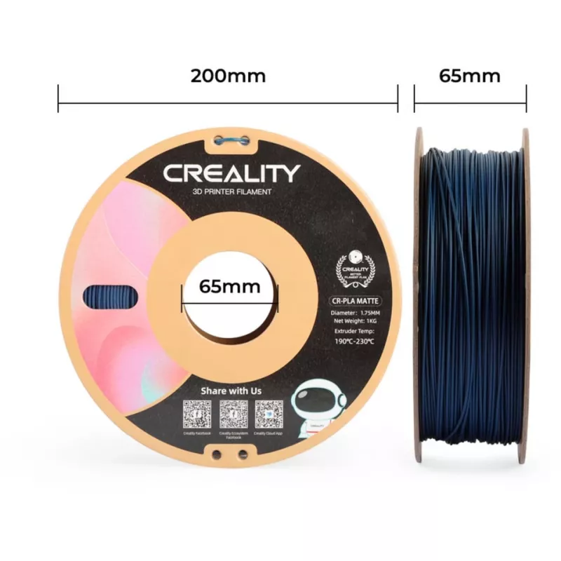 Material de impressão 3D Creality 3301010298 PLA azul 1 kg 1,75 mm