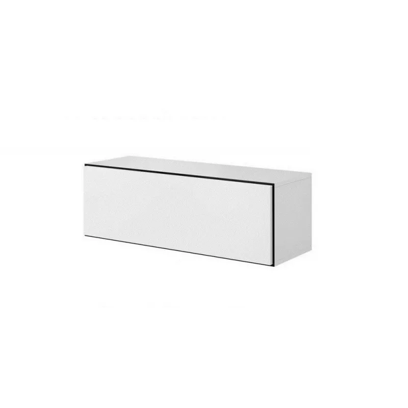 Conjunto de móveis de sala Cama ROCO 3 (2xRO3+2xRO4+2xRO1) branco/preto/branco