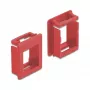 Conjunto de montagem DELOCK 86762, plástico vermelho, modelo 86762, material plástico