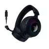 Headset Razer Kraken V4 Pro com fios e sem fios arco de cabeça gaming USB Type-A Bluetooth preto