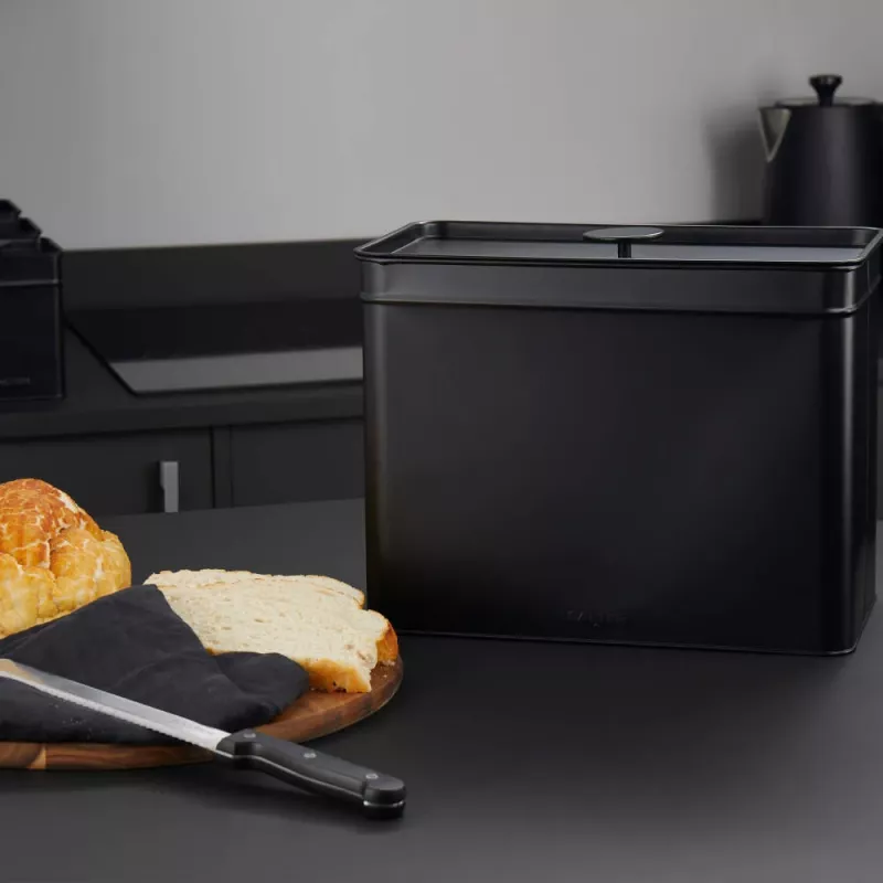 Caixa de pão Salter BW124581EU7 design Kuro em aço – armazenamento em aço inoxidável para pão e produtos de padaria