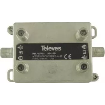Splitter Televes AZ417D 4 vias 17 dB 5–1218 MHz