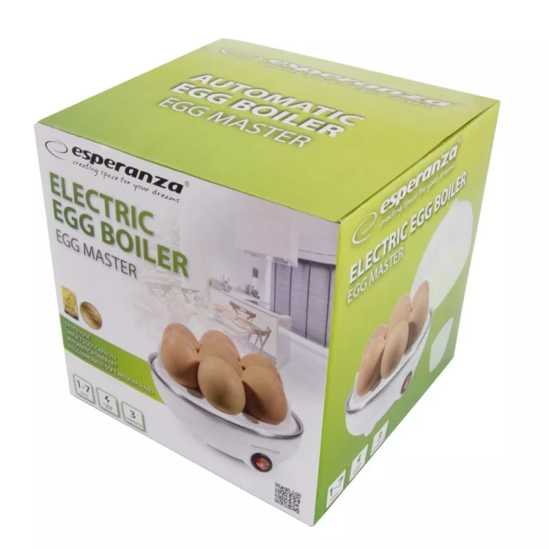Esperanza EKE001 Cozedor de ovos 7 ovos 350 W branco