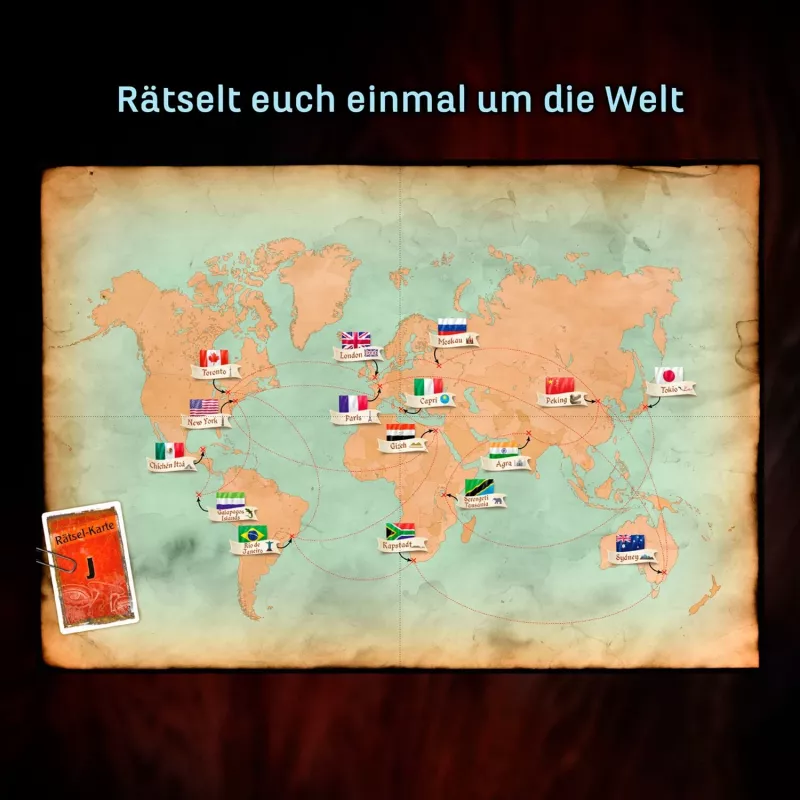 Jogo de cartas Kosmos EXIT viagem/aventura
