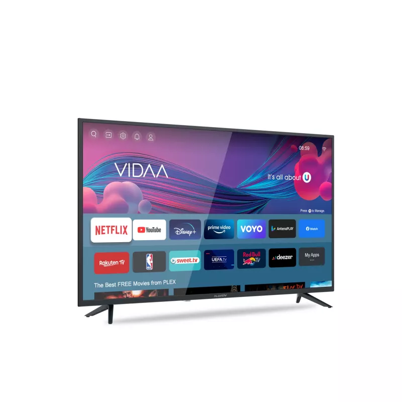Televisor Allview 43iPlay6000-F, 108 cm, Smart TV, FullHD, LED, classe E, preto