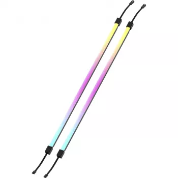 Tira LED CORSAIR LS350 Aurora, iluminação multicolor, 350 mm de comprimento, 10 mm de largura, 2 unid.