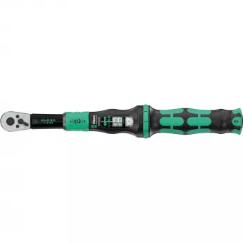Chave Dinamométrica com Catraca Reversível Click-Torque Lock A 5 preto/verde, Saída 1/4, 2,5 a 25 Nm