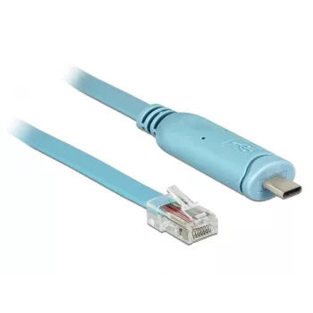 Cabo série DeLOCK 63914 USB Type-C RJ45 3 m azul
