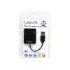 Hub USB LOGILINK UA0139 – 4 portas USB 2.0, 480 Mbit/s, preto