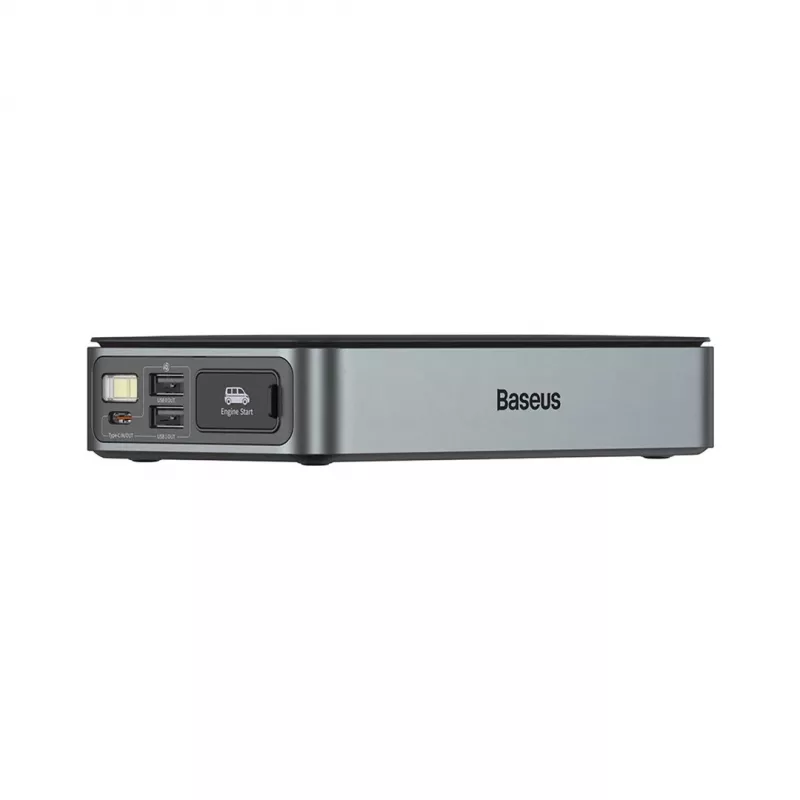 Powerbank/Arrancador Baseus Pro+ Arrancador de automóvel, 12000mAh, 1200A, USB (Preto)