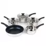 Conjunto de panelas Russell Hobbs RH00543EU7 — 5 peças, antiaderente, lavável na máquina de lavar louça