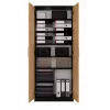 Estante de livros Topeshop OLIV 2D ANT/ART KPL