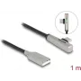 Cabo USB 2.0 DeLOCK Type-A macho para Type-C macho angular 60W 1m