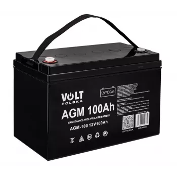 Volt Polska Bateria Agm 12V 100 AH