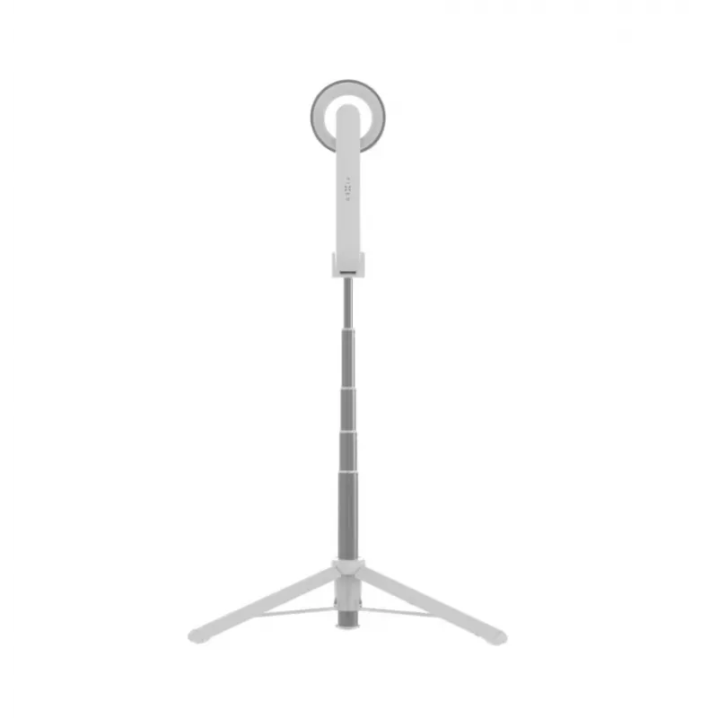 Pau de selfie FIXED FIXSN-M-WH — haste de alumínio dobrável com Bluetooth, comprimento máximo 72 cm, branco