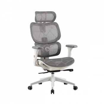 Cadeira de escritório gaming Onex | Ventra Premium malha | branco