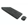 Logitech MK235 conjunto de teclado e rato sem fios durável em cinzento