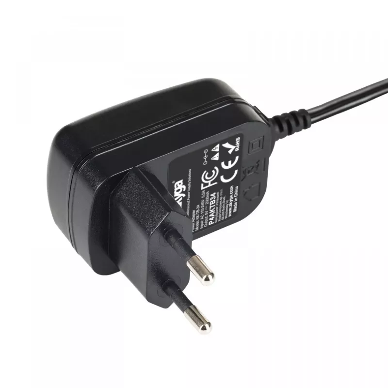 Fonte de alimentação universal Akyga AK-TB-34, 5 V, 2 A, 10 W, 3,5 x 1,35 mm, 1,5 m